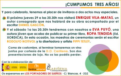 Los Portadores de Sueños cumplen tres años
